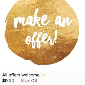 I will entertain any reasonable offer.